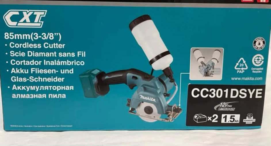 Makita CXT cordless tile cutter kit at Deelz Tools Calgary
