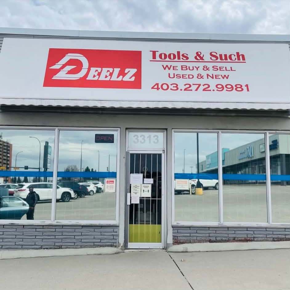 Deelz Tools and Such storefront at 3313 17 Ave SE Calgary